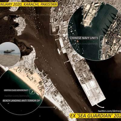 Satellite Imagery Shows Chinese  Navy In Pakistan