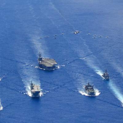 Reagan CSG Drilling with Australian, Japanese Ships in Philippine Sea