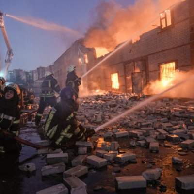 PICS: Cities Across Ukraine Rocked by Missile Strikes, Shelling