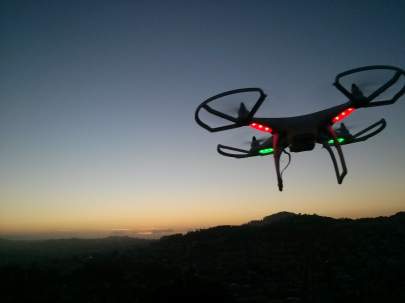 Drone at sunset_picsource_flickr