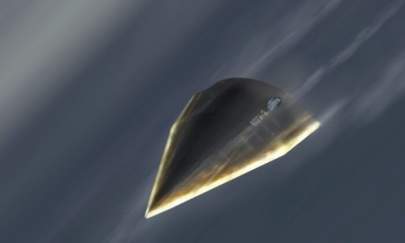 An artistic rendition of DARPA’s Hypersonic Technology Vehicle (HTV-2). The Chinese regime recently held its fourth test of a hypersonic missile. (DARPA)