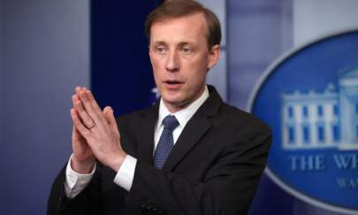 National Security Advisor Jake Sullivan talks to reporters during the daily news conference in the Brady Press Briefing Room at the White House in Washington on June 7, 2021. (Chip Somodevilla/Getty Images)