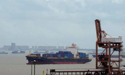 Shipping containers at a port in Shanghai, China on July 10, 2018. (Aly Song/Reuters)