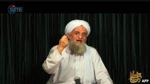 AFP - FILE - This image from video obtained Oct. 26, 2012 from the Site Intelligence Group shows al-Qaida leader Ayman al-Zawahiri speaking from an undisclosed location, released by al-Qaida’s media arm, as-Sahab. Sources say al-Zawahiri was killed in a U.S. strike over the weekend.